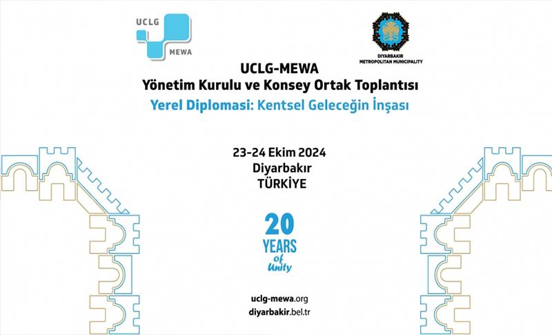 BÜYÜKŞEHİR BELEDİYESİ EV SAHİPLİĞİNDE UCLG-MEWA TOPLANTISI DÜZENLENECEK